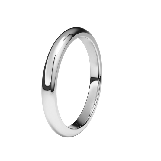 Alianza Oro 2,5mm ancho Media Caña