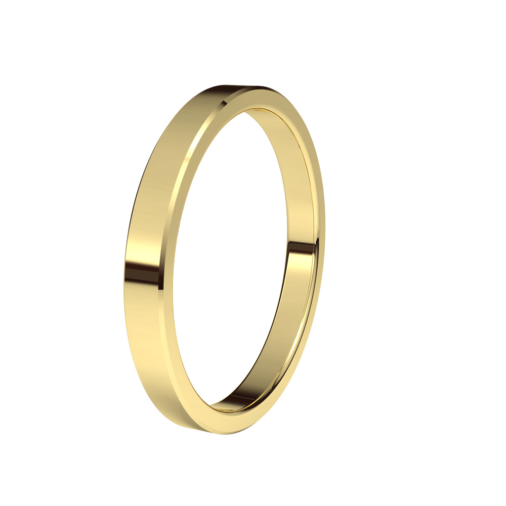 Alianza Oro 2,5mm ancho