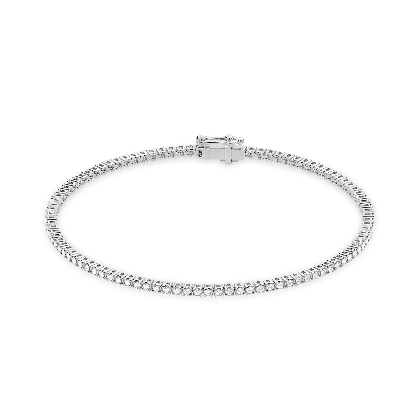 Pulsera Tennis | 1 ct | Cierre seguridad
