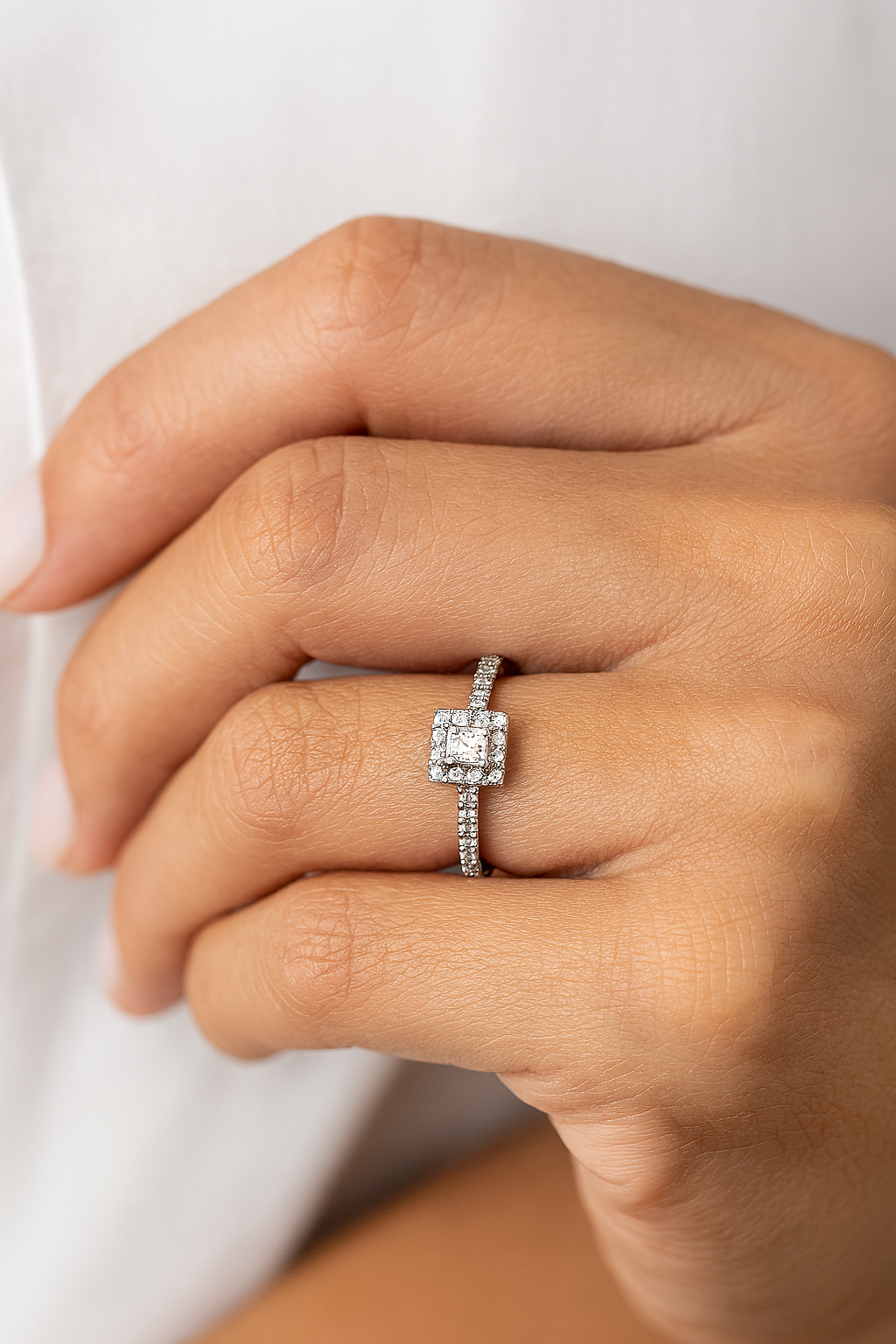 Anillo Princesa con Orla
