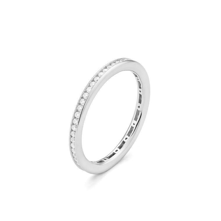 Alianza Completa Eternity Oro 18K y Diamantes
