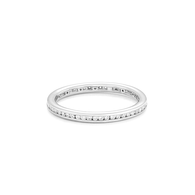 Alianza Completa Eternity Oro 18K y Diamantes