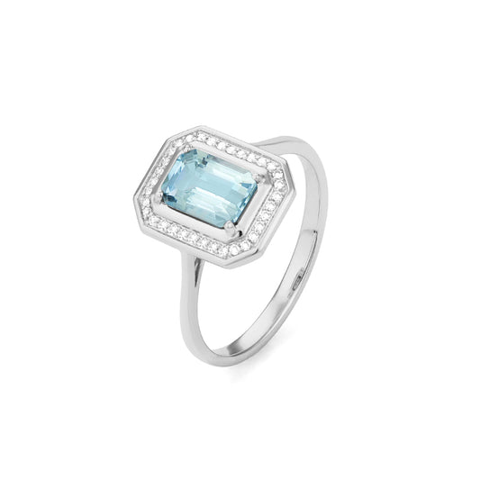 Anillo Piedra Central a Elegir y Diamantes