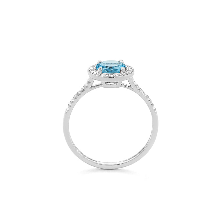 Anillo Piedra Central a Elegir y Diamantes