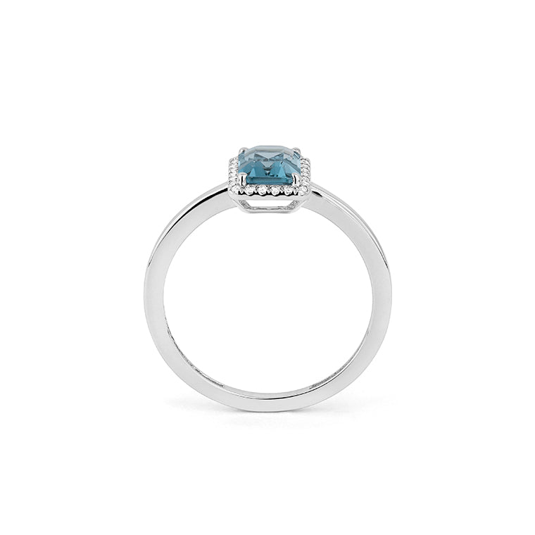 Anillo Piedra Central a Elegir y Diamantes
