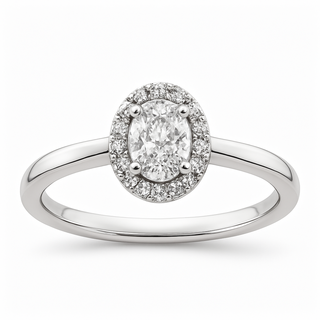 Anillo Oval con Orla