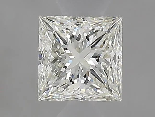 0.51ct Princess Natural Diamond (Colour J, Clarity SI1, GIA Certified)