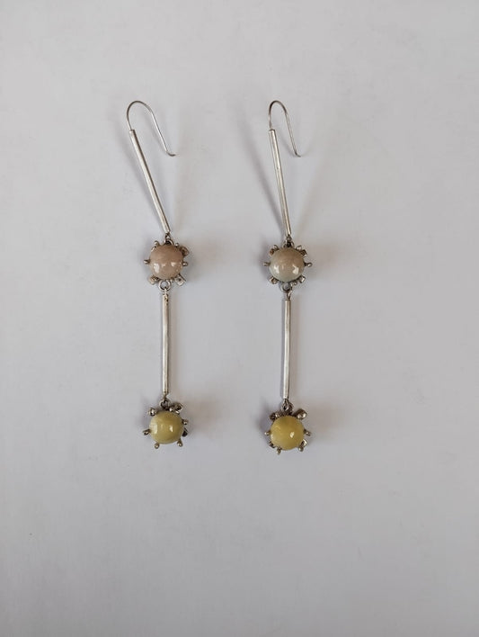 Pendientes Amarillo y Lila