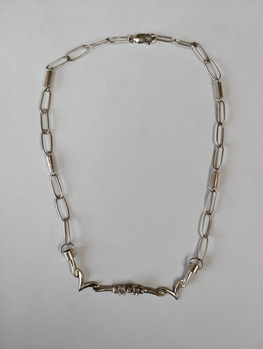 Collar Eslabones y Topacios