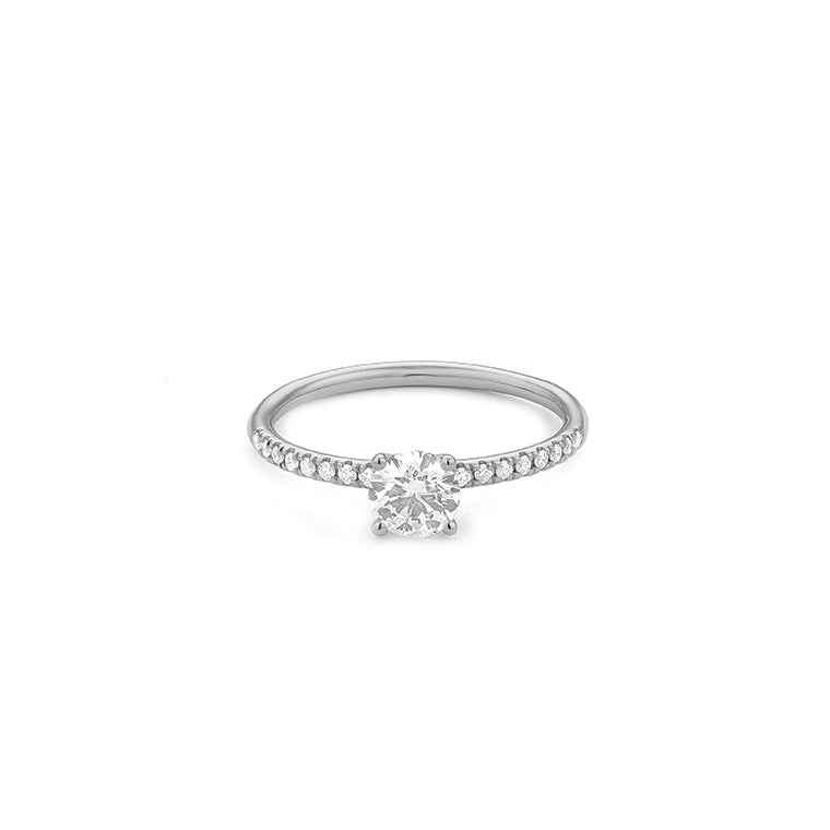 Solitario con acompañamiento | Certificado GIA y Trazabilidad