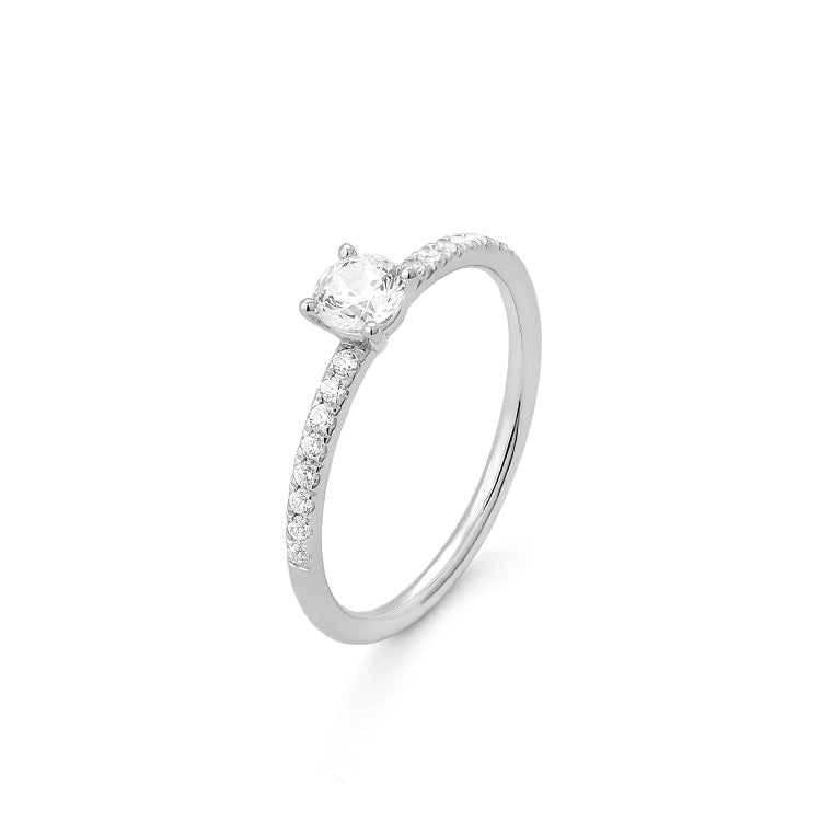 Solitario con acompañamiento | Certificado GIA y Trazabilidad