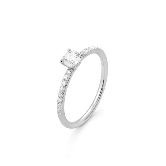 Solitario con acompañamiento | Certificado GIA y Trazabilidad