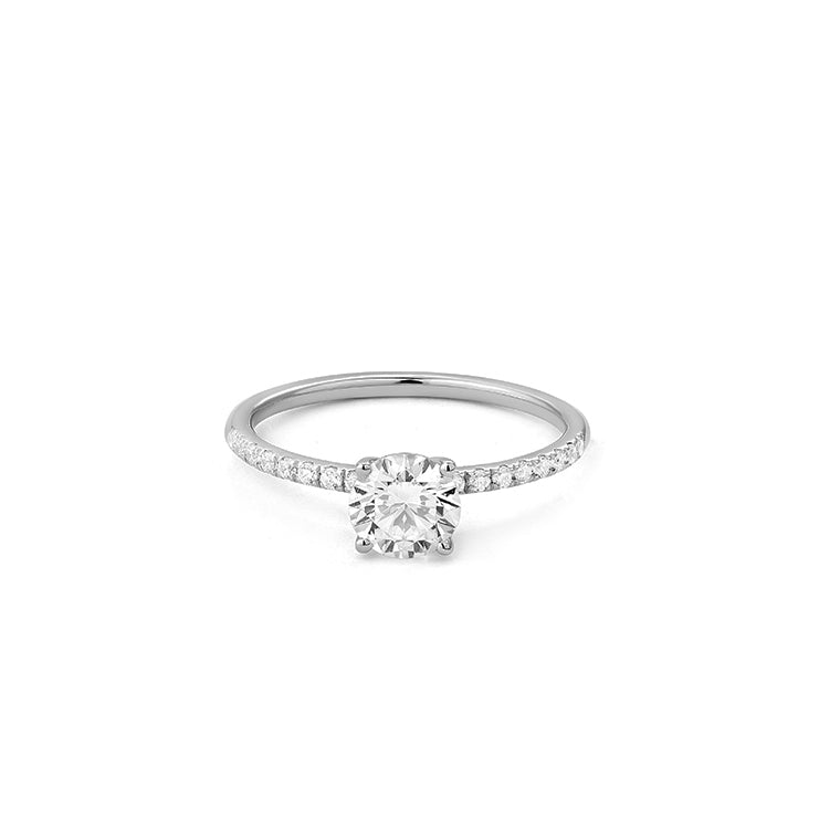 Solitario con acompañamiento | Certificado GIA y Trazabilidad