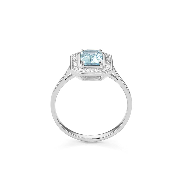 Anillo Piedra Central a Elegir y Diamantes