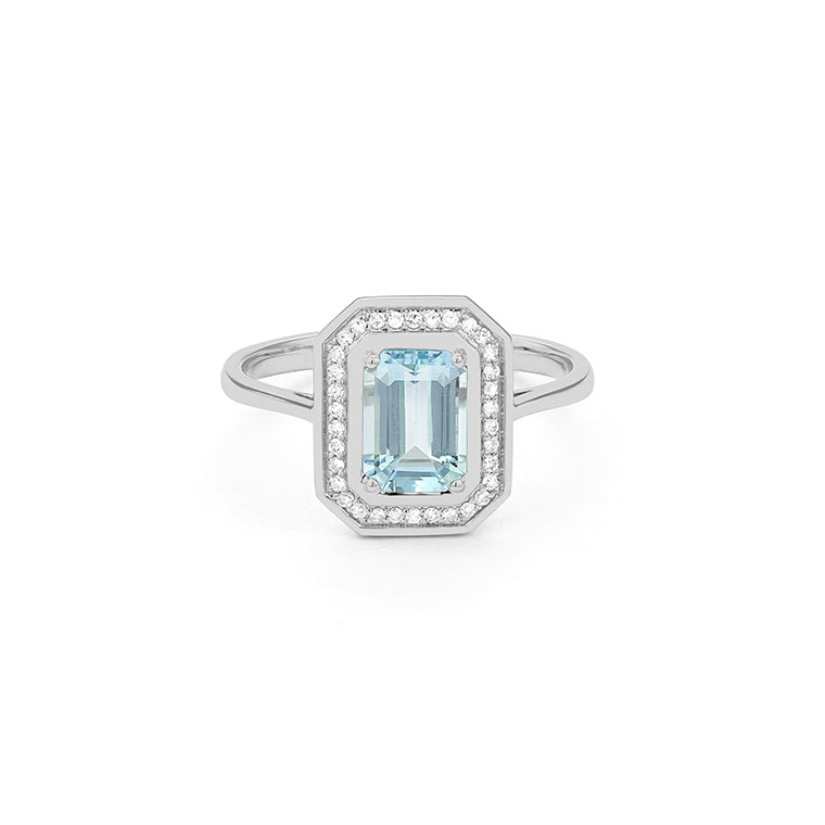 Anillo Piedra Central a Elegir y Diamantes