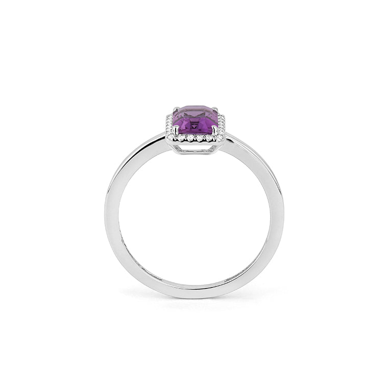 Anillo Piedra Central a Elegir y Diamantes