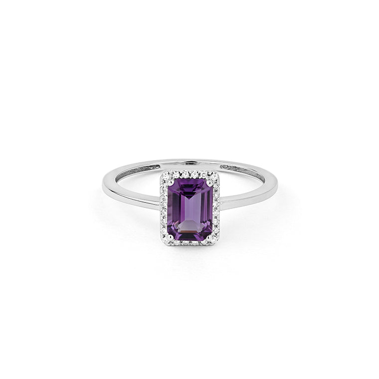 Anillo Piedra Central a Elegir y Diamantes